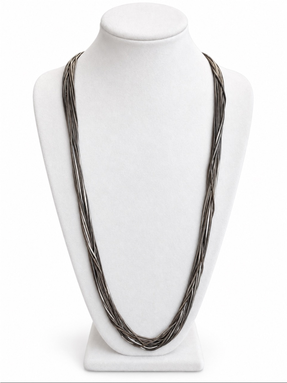 WHITE HOUSE BLACK MARKET Multi-Strand Silver-Tone Necklace